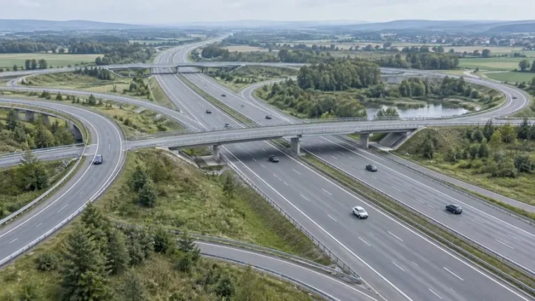 Samochód na autostradzie